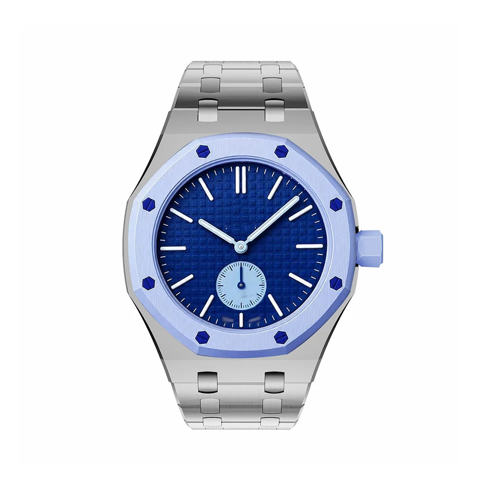 Stainless Steel Case Silicone Strap For Swatch X AP Royal POP Man Luxury Pocket Watch Transformation Wristwatch Modification Kit