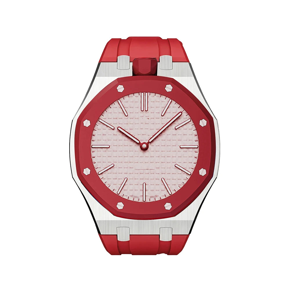 Stainless Steel Case Silicone Strap For Swatch X AP Royal POP Man Luxury Pocket Watch Transformation Wristwatch Modification Kit